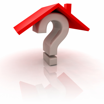 blog house with question mark
